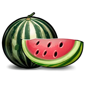 Watermelon Cartoon Image Png 5 PNG image