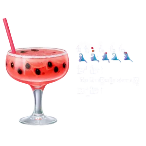 Watermelon Cocktail PNG 05232024 PNG