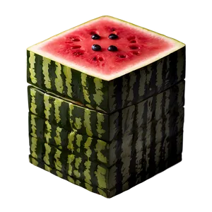 Watermelon Cube PNG 05232024