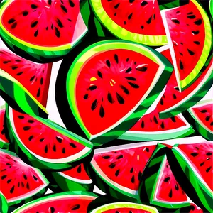 Watermelon Design Png 05232024 PNG image