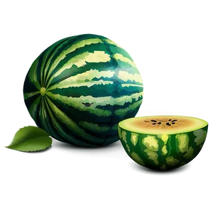 Watermelon Drawing PNG 05232024