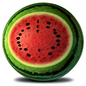 Watermelon Emoji PNG Uhw PNG