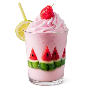 Watermelon Milkshake PNG Jhh31
