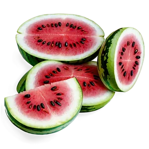 Watermelon Seeds And Fruit PNG 06272024