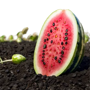 Watermelon Seeds In Soil PNG 06272024