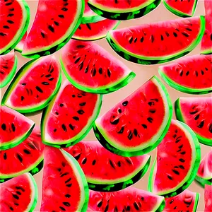 Watermelon Seeds Texture PNG Koy