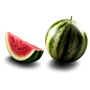 Watermelon Slice Cutout PNG 06132024