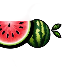 Watermelon Slice Cutout PNG 06132024