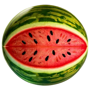 Watermelon Slice On Plate Png Smv31 PNG image