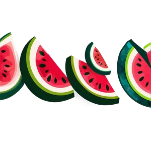 Watermelon Slice Silhouette PNG Gqd22