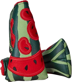 Watermelon Themed Plush Hat PNG image