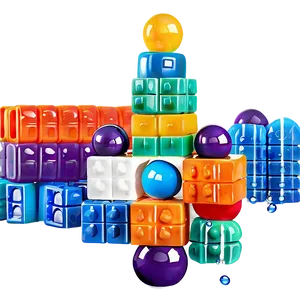 Waterproof Bath Building Blocks PNG Owi12
