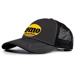 Waterproof Black Trucker Hat PNG Flv PNG