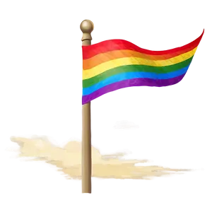 Wave Of Pride Lgbt Flag Png 06252024 PNG image