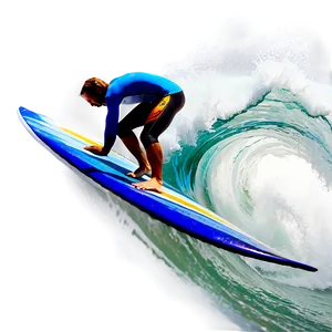 Wave Riding Surfer Png 72 PNG image