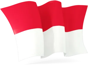 Waving Flagof Indonesia PNG image