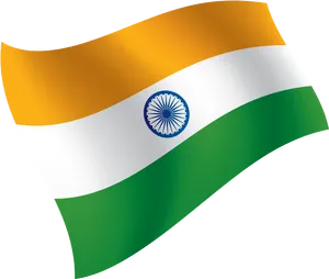 Waving India Flag PNG image