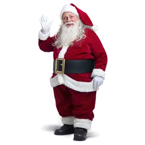 Waving Santa PNG 56