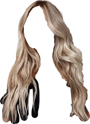 Wavy Blonde Hair Extension