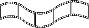 Wavy Film Strip Graphic