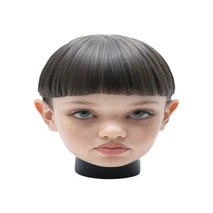 Wavy Hair Bowl Cut PNG 72 PNG