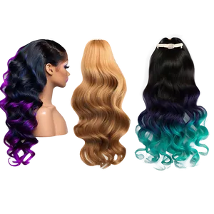 Wavy Hair Bundles Png Qhc PNG image