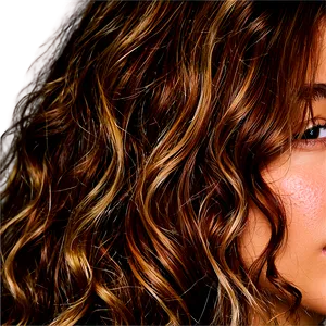 Wavy Hair Highlights Png 50 PNG image