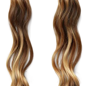 Wavy Hair Ombre Effect PNG 11 PNG