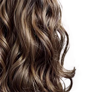 Wavy Hair Texture Closeup PNG Bvo64 PNG