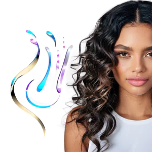 Wavy Hair Texture Closeup PNG Jwv42 PNG