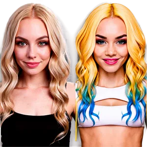 Wavy Hair Transformation PNG 06272024