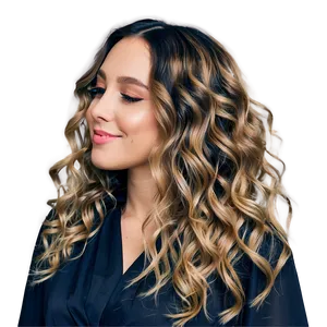 Wavy Hair Transformation PNG Rys5 PNG