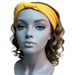 Wavy Hair With Headband PNG 06272024