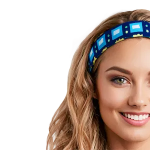 Wavy Hair With Headband PNG Hph45 PNG