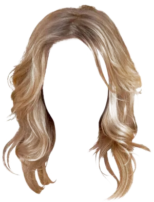 Wavy Hairstyle Transparent Background