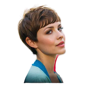 Wavy Pixie Cut Png 06272024 PNG image