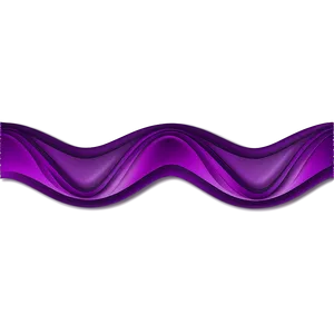 Wavy Purple Abstract Border PNG Cii