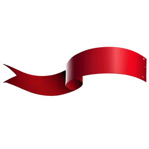 Wavy Red Banner Flag PNG Edd33 PNG