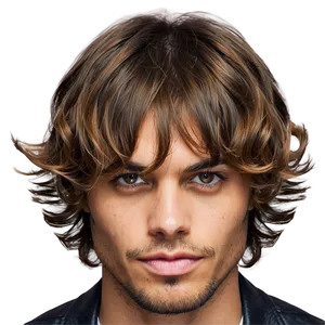 Wavy Shag Haircut PNG 06272024 PNG