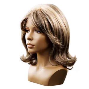 Wavy Wig Png Pie PNG image
