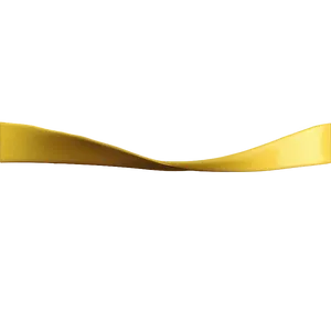 Wavy Yellow Ribbon PNG Uwm34 PNG