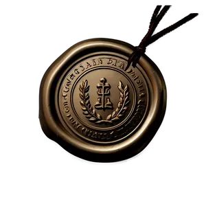 Wax Seal With String PNG Uwn63 PNG