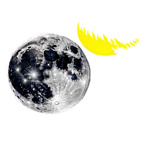 Waxing Moon Transparent Png Koj58 PNG image