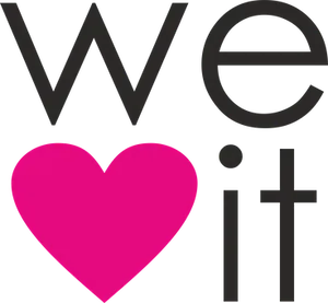 We Heart It Logo PNG image
