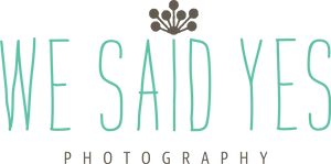 We Said Yes Photography Logo PNG image