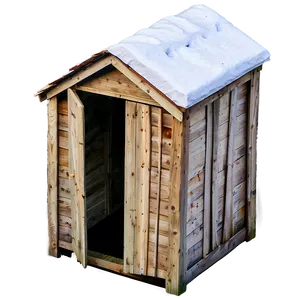Weather-resistant Outhouse PNG Sos