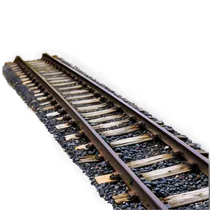 Weathered And Worn Railroad Tracks PNG Mwl13 PNG