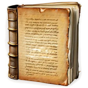 Weathered Book Page Png Eol PNG image