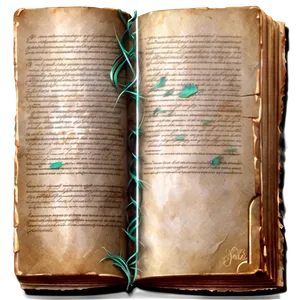 Weathered Book Page Png Tgt PNG image