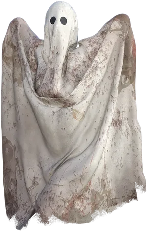 Weathered Ghostly Figure PNG image